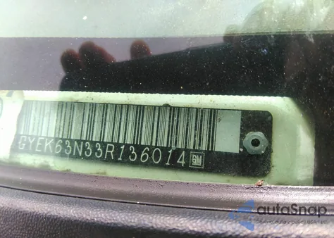 2003 Cadillac Escalade Standard from USA, damaged, VIN 1GYEK63N33R136014